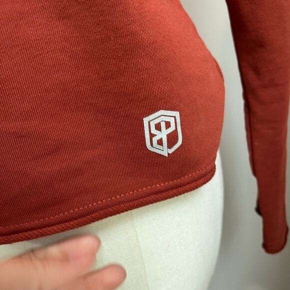 Born Primitive Flashback Hoodie in Cinnamon Dark Rust Orange Sz Small - Picture 6 of 8